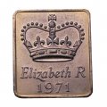 Жетон монетного двора Великобритания Elizabeth R Royal Mint 1971 год