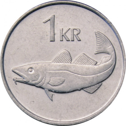 Исландия 1 крона 1999 год - Треска
