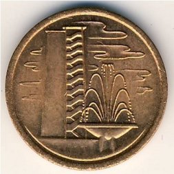 Сингапур 1 цент 1975 год
