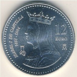 Испания 12 евро 2004 год