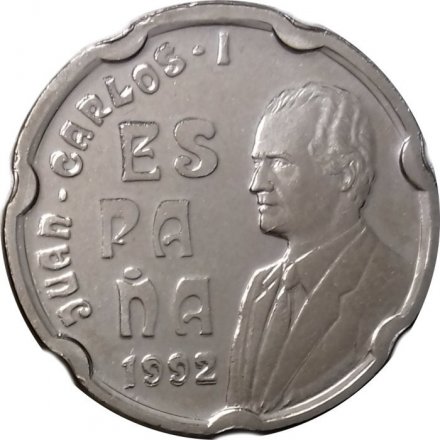 Испания 50 песет 1992 год - XXV летние Олимпийские Игры, Барселона 1992. Король Хуан Карлос I