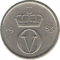 Норвегия 10 эре 1983 год