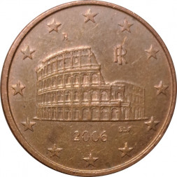 Италия 5 евроцентов 2006 год - Колизей