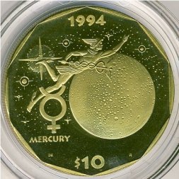 Маршалловы острова 10 долларов 1994 год
