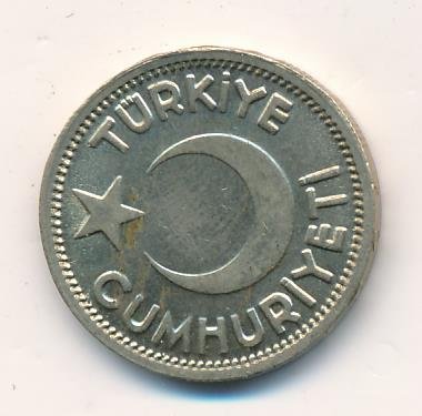 Турция 25 куруш 1944 год