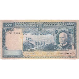 Ангола 1000 эскудо 1962 год