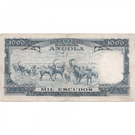Ангола 1000 эскудо 1962 год