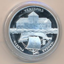 Латвия 1 лат 2000 год