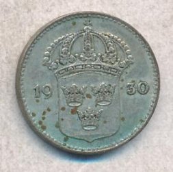 Швеция 10 эре 1930 год
