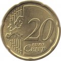 Латвия 20 евроцентов 2014 год