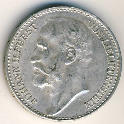 Лихтенштейн 1 крона 1915 год