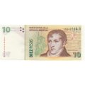 Аргентина 10 песо 2014 год - UNC