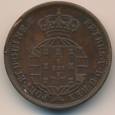 Ангола 1 макута 1860 год