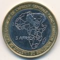 Габон 4500 франков 2007 год - Папа Римский Иоанн Павел II