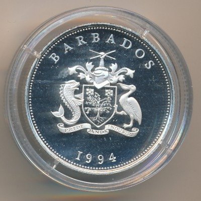 Барбадос 1 доллар 1994 год