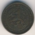 Нидерланды 1/2 цента 1906 год