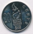 Фиджи 20 центов 2003 год - Тихоокеанские игры 2003