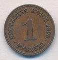 Германия 1 пфенниг 1898 год (A)