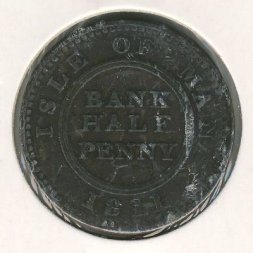 Остров Мэн 1/2 пенни 1811 год