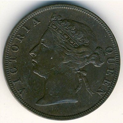 Британский Гондурас 1 цент 1885 год