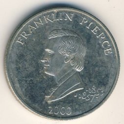 Либерия 5 долларов 2000 год