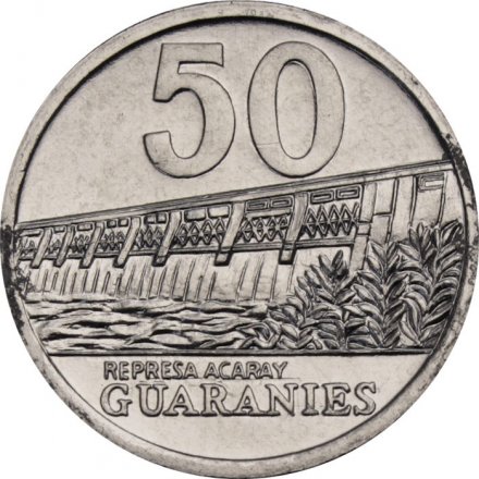 Парагвай 50 гуарани 2012 год