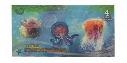 Атлантический океан - 4 океан-доллара 2017 год - Медуза