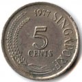 Сингапур 5 центов 1977 год
