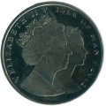 Остров Мэн 1 крона 2012 год - Жизнь Королевы Елизаветы II - Визит в Канаду 2010