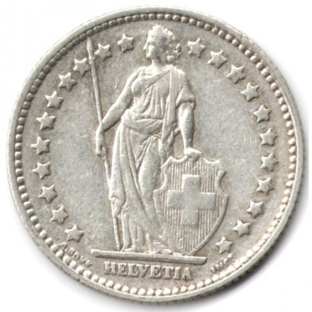 Швейцария 1 франк 1936 год