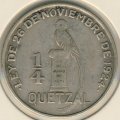 Гватемала 1/4 кетсаля 1947 год