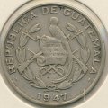 Гватемала 1/4 кетсаля 1947 год