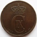 Дания 2 эре 1889 год Кристиан IX