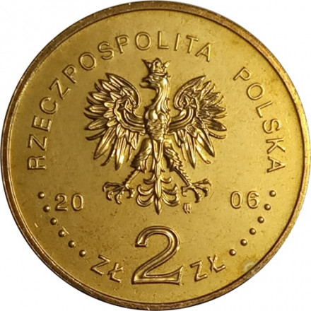 Польша 2 злотых 2006 год - 500 лет провозглашения статута Яна Лаского