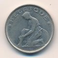 Бельгия 2 франка 1923 год BELGIQUE
