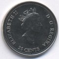 Канада 25 центов 1999 год - Июнь