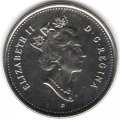Канада 25 центов 2003 год (Старый профиль Елизаветы II)