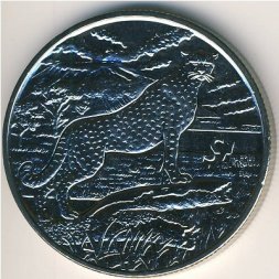 Сьерра-Леоне 1 доллар 2007 год - Гепард