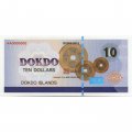 Южная Корея образец 10 долларов DOKDO 2013 год - UNC