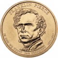 США 1 доллар 2010 год - Франклин Пирс (D)