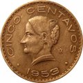 Мексика 5 сентаво 1953 год