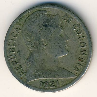 Колумбия 2 сентаво 1921 год