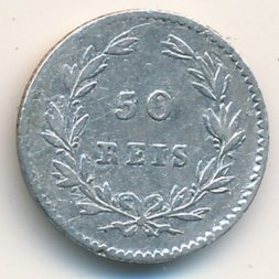 Португалия 50 рейс 1861 год
