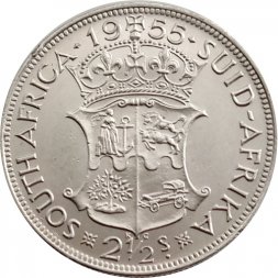 ЮАР 2 1/2 шиллинга 1955 год