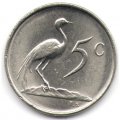ЮАР 5 центов 1981 год