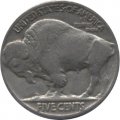 США 5 центов 1937 год - Buffalo Nickel (Без отметки МД)