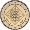 Латвия 2 евро 2024 год - Пузурис