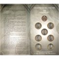 Набор монет 2002 год &quot;200-летие образования в России министерств&quot; (содержит 7 монет и жетон) в буклете