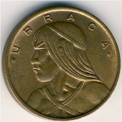 Панама 1 чентезимо 1966 год