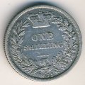 Великобритания 1 шиллинг 1875 год